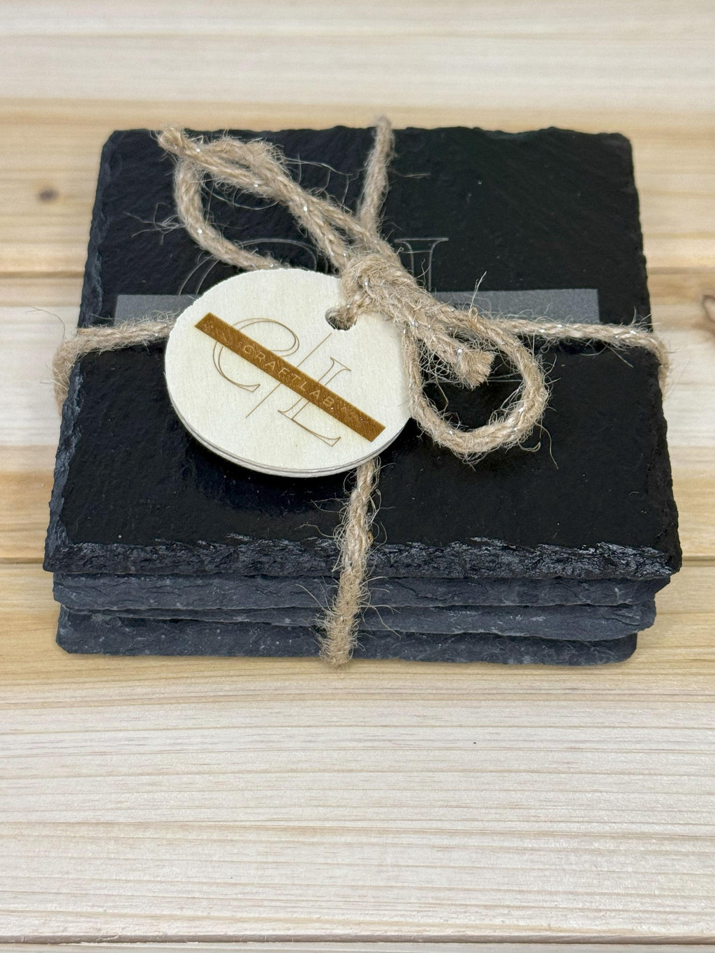 Laser-Etched One Piece Anime Slate Coasters – Warlords of the Sea Set